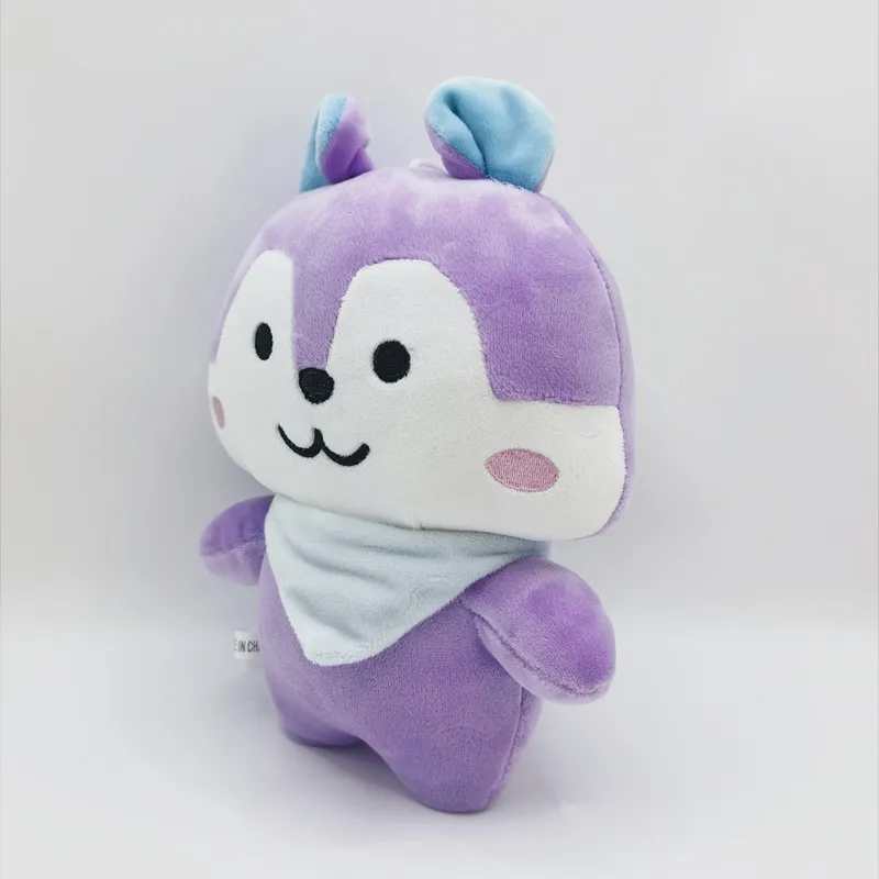 25CM Anime MANG Plush Toys Cartoon Purple Squirrel Animals Doll Kawaii Kpop Plushie Pillow Cushion Birthday Gift - view 3