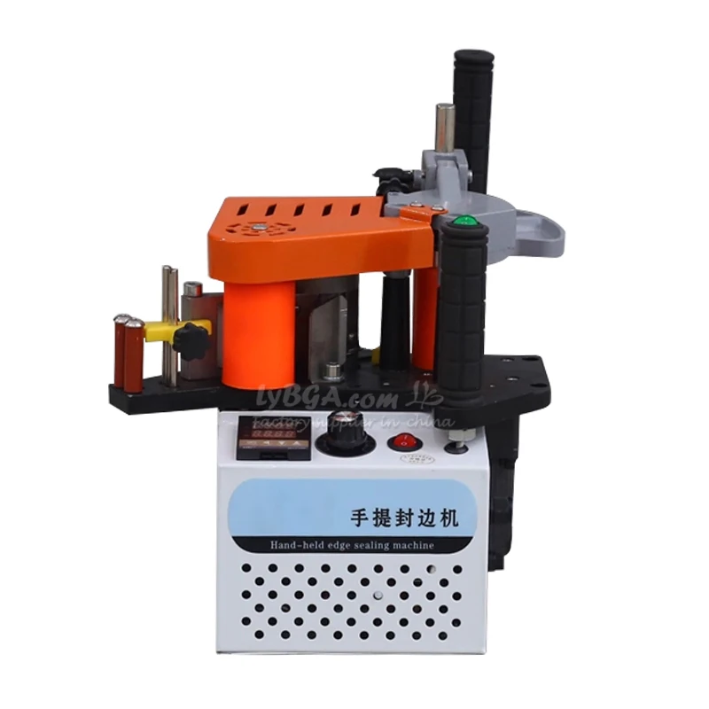 LY Handheld Type Mini Edge Banding Machine 7-60mm Edge Sealing Height Adjustment for Home Design/Cabinet Design/Office Design