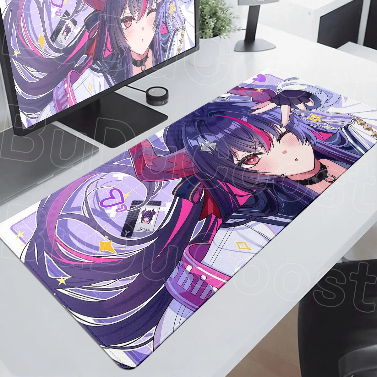Neverness to Everness Shinku HD Mousepad Large Size Gaming Keyboard Table Mat 40x90cm Lockedge Thicken Computer Office Mouse Pad