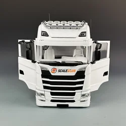 SCALECLUB 770S Cab Kit 1/14 RC Tractor Truck Trailer Cabin With Dashboard Open Door For Tamiya RC 1/14 Truck Parts Accessories