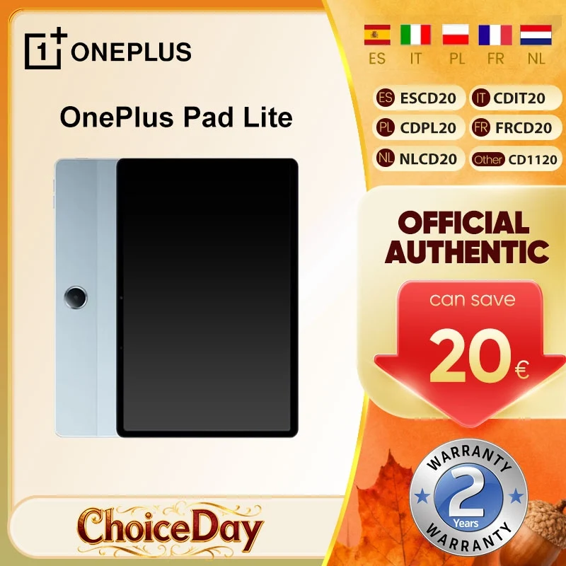 تابلت OnePlus Pad Lite مقاس 11 بوصة، شاشة عرض للعناية بالعين بقدرة 90 هرتز، بطارية كبيرة جدًا بقدرة 9340 مللي أمبير في الساعة MediaTek Helio G100