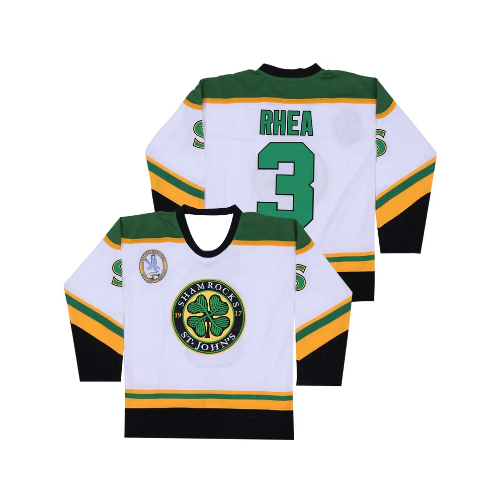 

2024 Men's Ross The Boss Rhea ST John's Shamrocks Christmas Hockey Jersey Youth Kids Warm Long Sleeve Ice-ball Training Uniform