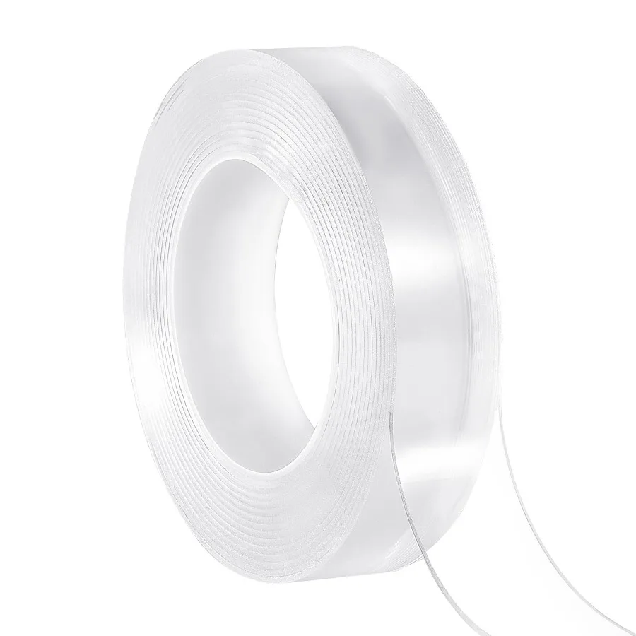 DualFaced Adhesive Tape 16ft Nano Attachment Strip Pack of 3 HighStrength Reusable Transparent DualSided Wall Tape Detachable I