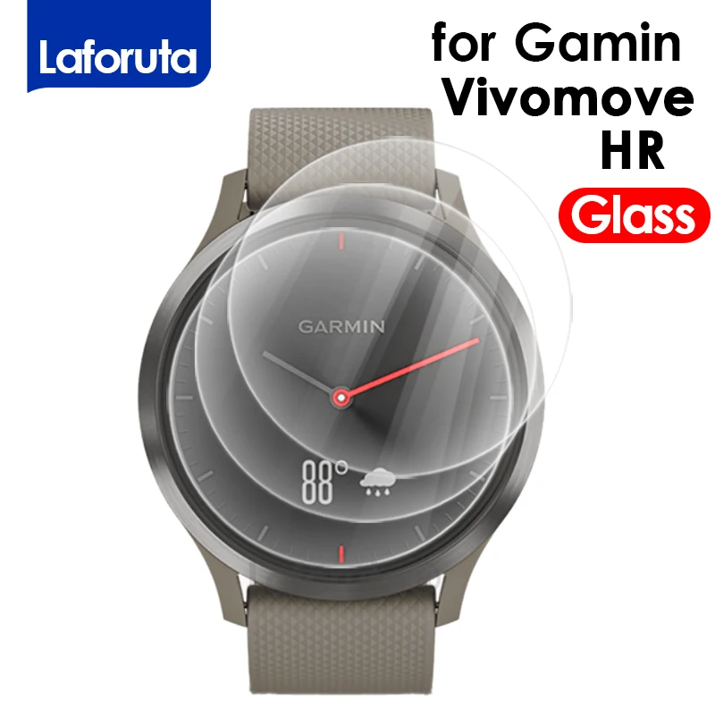 

2.5D 9H Screen Protector For Garmin Vivomove HR Tempered Glass For Garmin Forerunner 45s 55 235 265 645 945 965 Protective Film