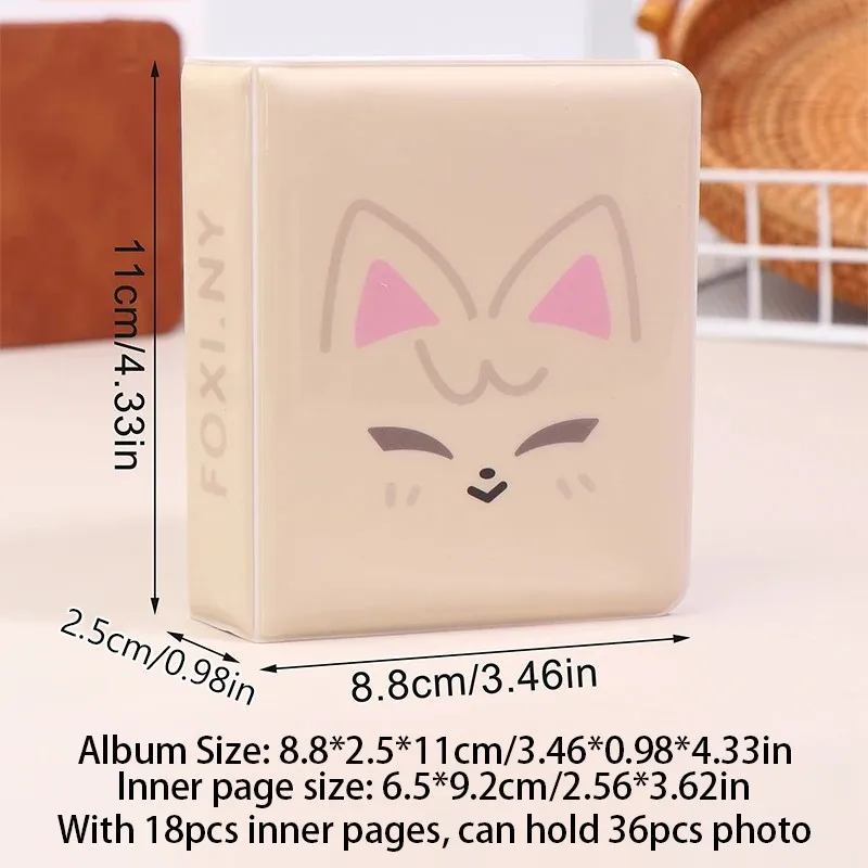 3 بوصة الكرتون الحيوان Kpop Photocard حامل كتاب ألبوم صور صغير بطاقة الموثق Photocard حامل بطاقة الموثق صور حقيبة للتخزين