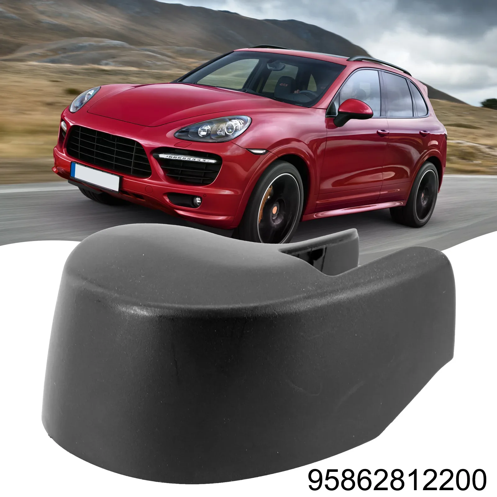 For Porsche For Cayenne Rear Wiper Cap 2011 2018 OEM 95862812200 Designed For Direct Replacement And Quick Setup