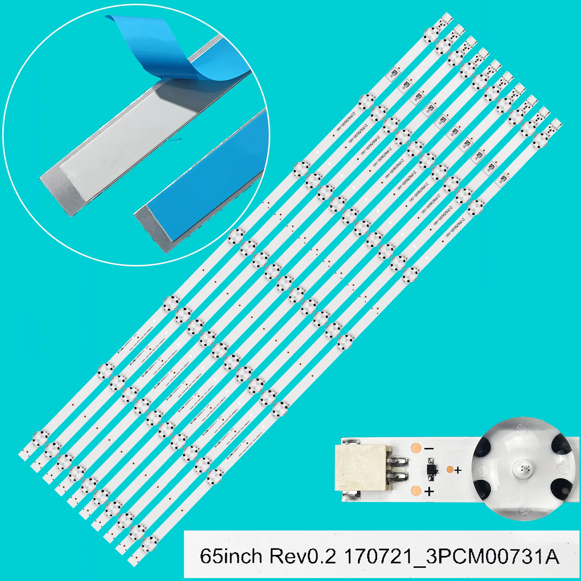 LED BackLight Strip For 49PFL4609/F8 49PFL4609/F7 50ME345V/F7 50PFL4909/F8 UDULED0GS037 UDULED0GS036 REV.A 50W20S1P