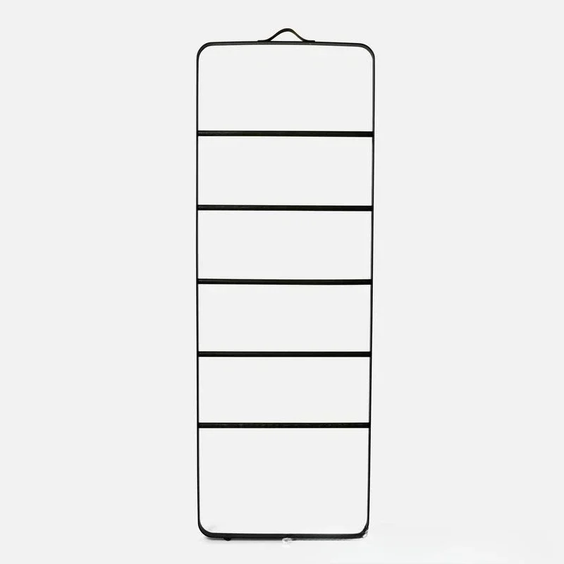 Simple designer floor-to-ceiling villa model room Large apartment metal non-punching towel rack