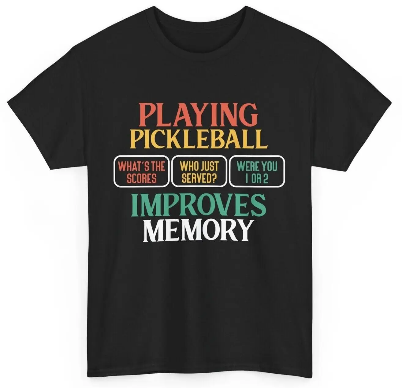 Pickleball Shirt, Playing Pickleball Improves Memory Shirt, Sports Lovers Shirt