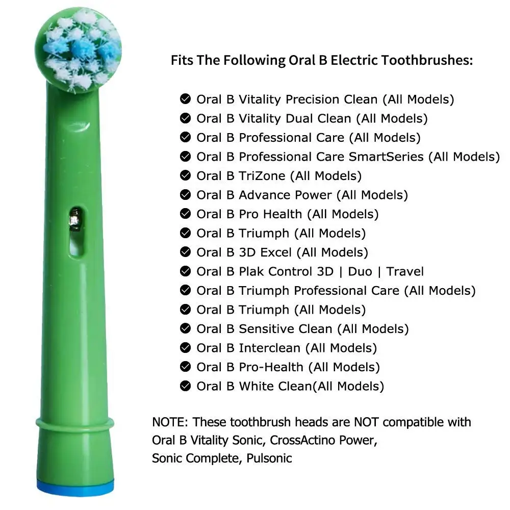 12pc Replacement Kids Children Tooth Brush Heads For Oral B EB-10A Pro-Health Stages Electric Toothbrush Oral Care, 3D Exce