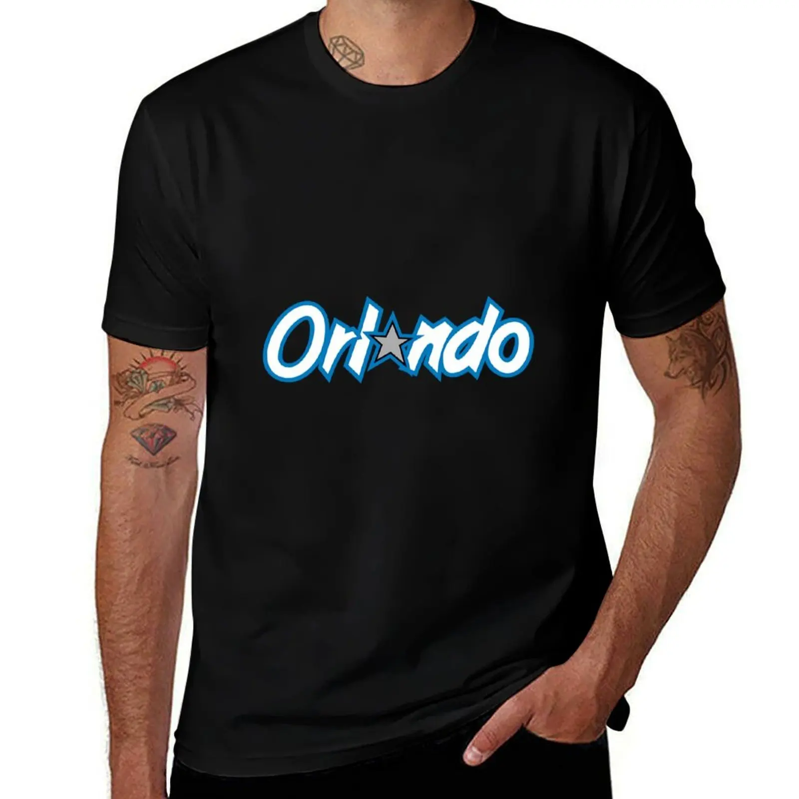Orlando Basketball Simple T-Shirt Dry Fit Athletic Short Sleeve Shirt T-Shirt