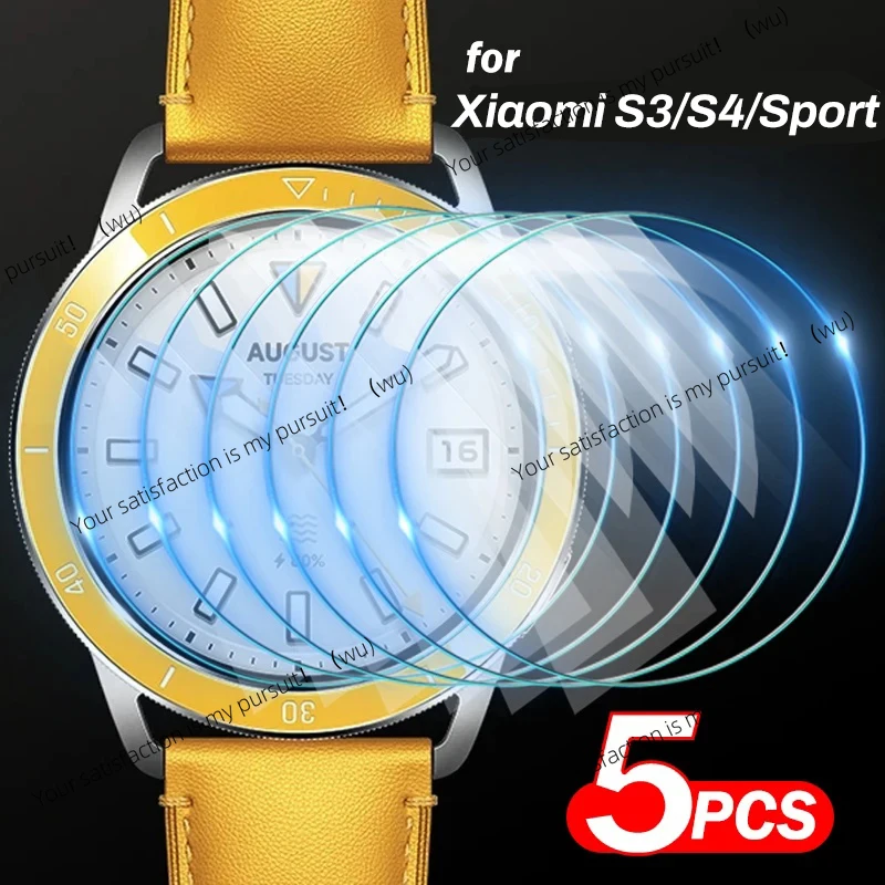 For Xiaomi Mi Watch S3 S4 HD Clear Screen Protector Anti-scratch 9H Hardness Tempered Glass For Xiaomi Watch S4 Sport Smartwatch