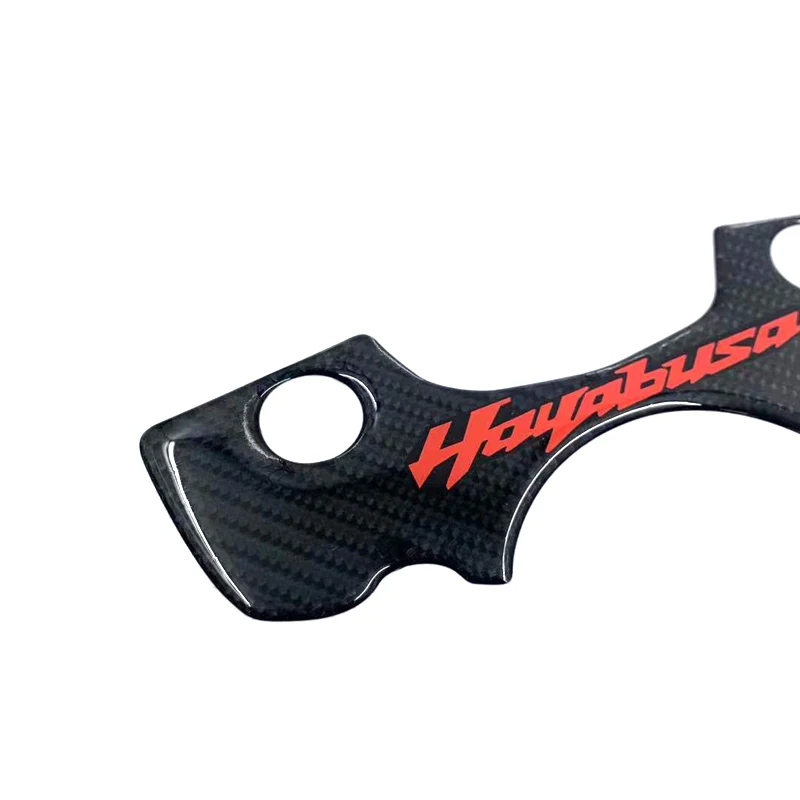 لسوزوكي هايابوسا GSX1300R K8 K9 K10 L1 L2 ملصق خزان الوقود وسادة غطاء تغليف الغاز الثلاثي شجرة علوي المشبك مائي ألياف الكربون