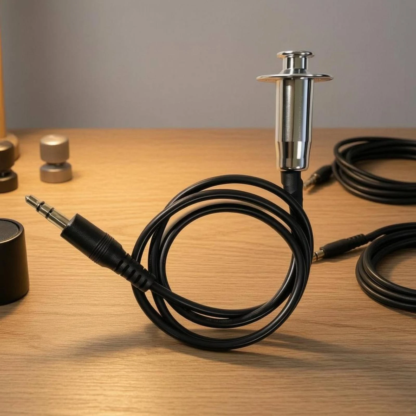 Tailpin Cable Assembly Insulated Endpin Jack Connector Guitar Endpin Jack Metal Music Accessory Replacement Part