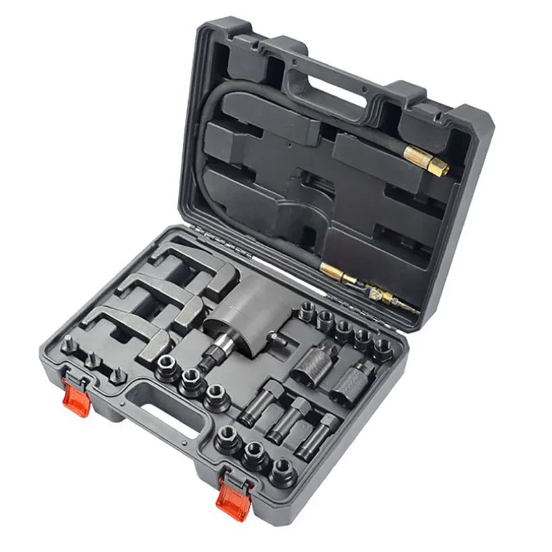 Diesel Fuel Injector Removal Puller Pneumatic Injector Extraction Puller Kit Automotivesuitable for Delphi, Siemens, Etc., Denso