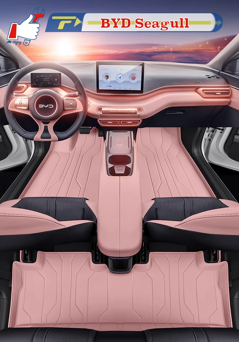 

Left-hand Drive Car Floor Mat For BYD Seagull 2023-2025 Full-Surrounded Foot Mat Mat Floor Liner Floor Carpe
