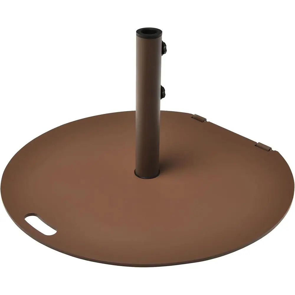 

50lbs Capacity Patio Umbrella Base, 27.5 Round with Wheels, Durable Steel Stand for Outdoor Use