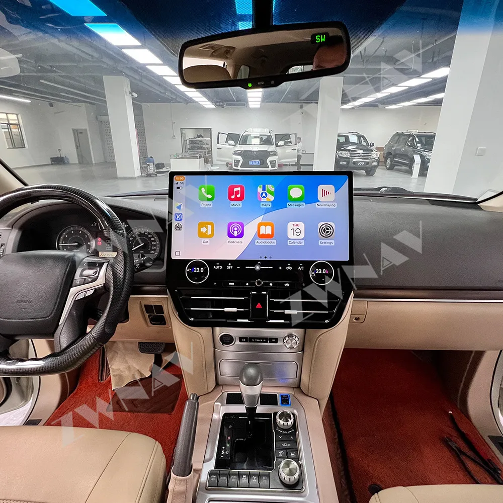 

Автомагнитола ZWNAV 19.8 дюймов Android 13 с Carplay для Toyota LC200 2016-2021: GPS-навигация, мультимедийный плеер, HD-экран