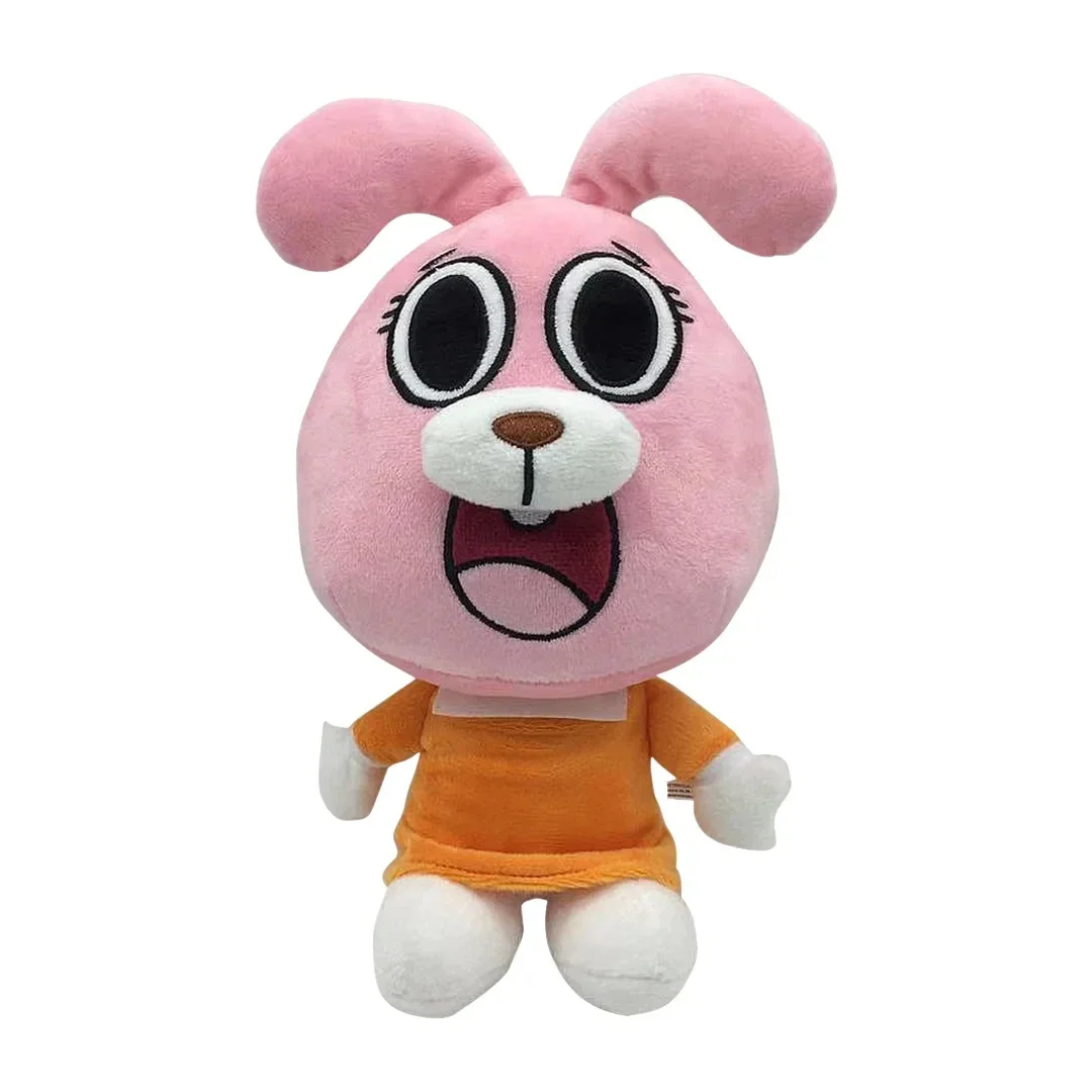 25CM Cute Cat Bunny Stuffed Toy Birthday Present Gifts For Children KidsCartoon Amazing World Gumball Darwin Anais Plush Doll