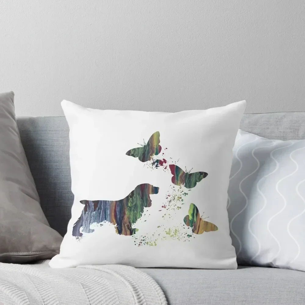 

Cocker Spaniel Art Throw Pillow sleeping pillows pillows decor home Decorative pillowcase Christmas Pillowcase pillow