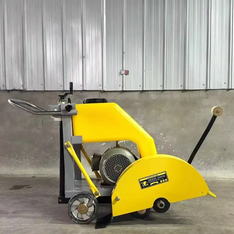 7.5kw/11kw electric road cutting machine semi-automatic walking concrete cutting machine for construction