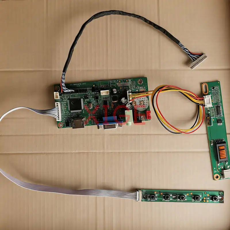 

For HT12X12 N121X4 N121X5 TM121XG LCD Display Panel Controller Drive Board Kit DIY HDMI+VGA 1024x768 1-CCFL LVDS 20-Pin 1024*768