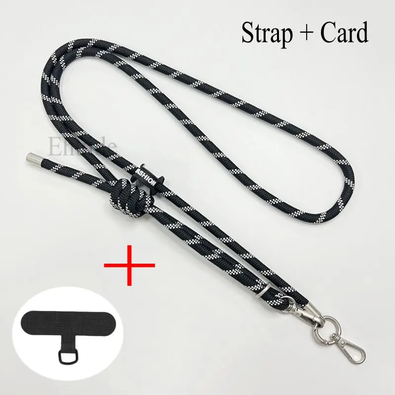 

Новинка 180 см, искусственная Серебряная двойная Пряжка, ремешок на запястье, ремешок через плечо, веревка для ключей на плечо для мобильного телефона