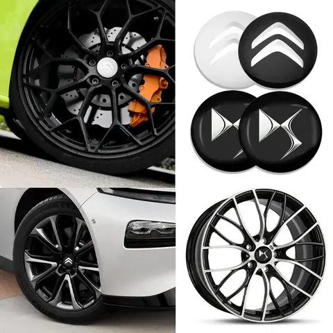 56mm Emblem Badge Sticker Car Wheel Center Hub Metal Cap For Citroen C1 DS3 C2 C3 Vts C4 Saxo C4L C5 C6 C8 Xsara C3-XR Picasso