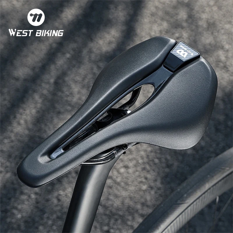 

WEST BIKING T700 Carbon Fiber Bicycle Saddle Ultralight Hollow Breathable MTB Road Bike Racing Comfortable PU Cycling Seat Parts