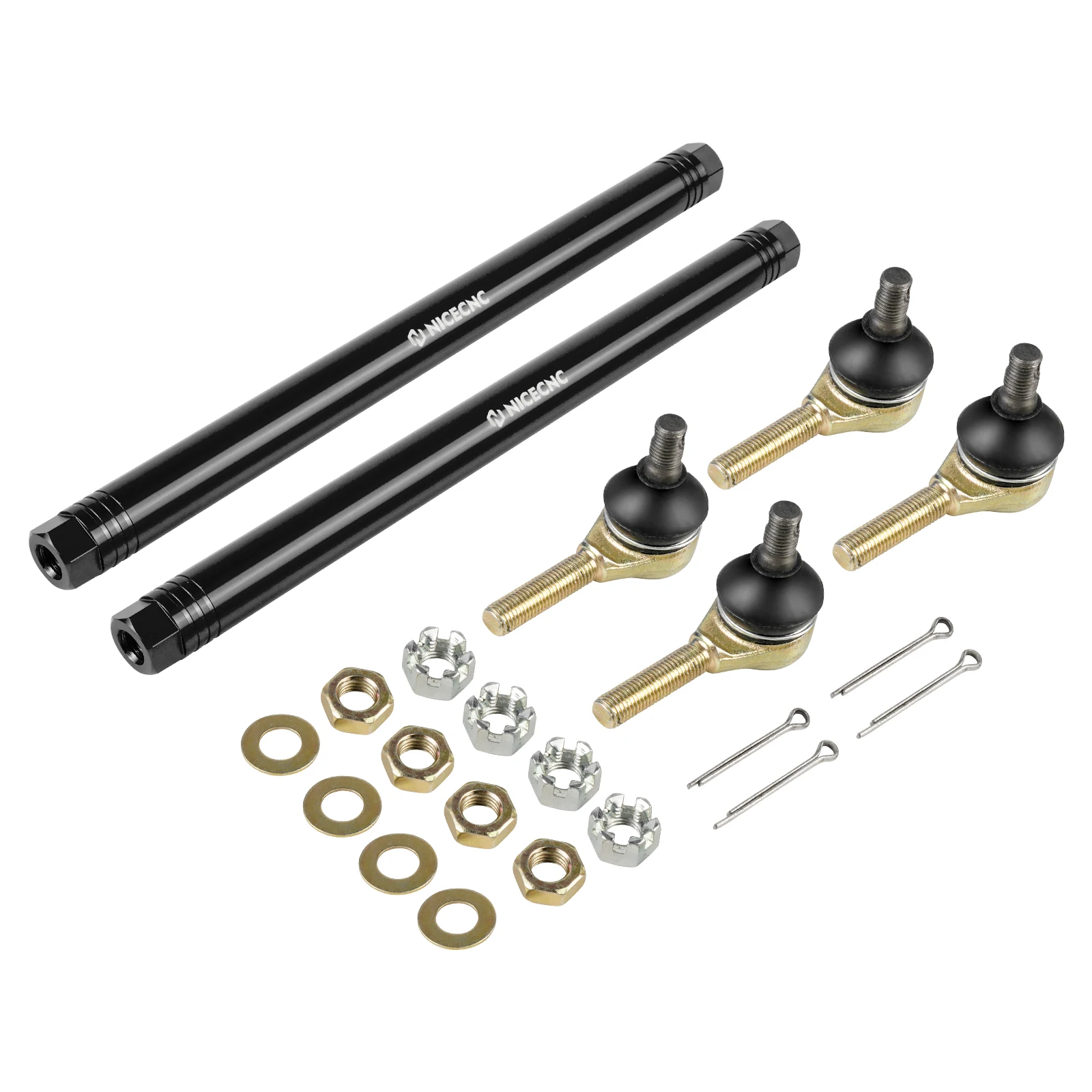 NICECNC Für Yamaha Banshee 350 1988-2006 Lenkstange Endverbindung Kit Für Yamaha Warrior YFZ350 Aluminium ATV Zubehör – Detail 11