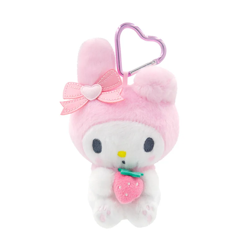 مرحبا كيتي الفاكهة حزب سلسلة أفخم دمية المفاتيح قلادة الكرتون لينة محشوة ألعاب من نسيج مخملي حقيبة قلادة هدية