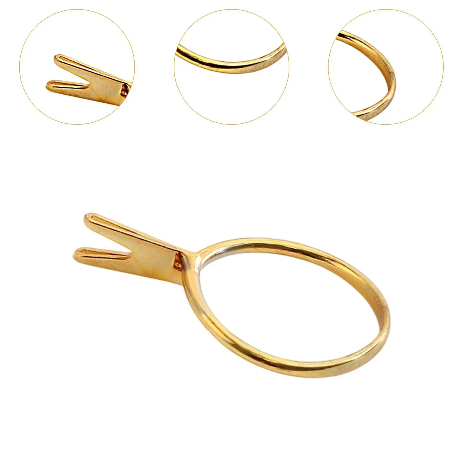Aluminum Alloy Ring Stone Holders Practical Jewelry Display Tool Gemstone Claw Holder for DIY Jewelry Making