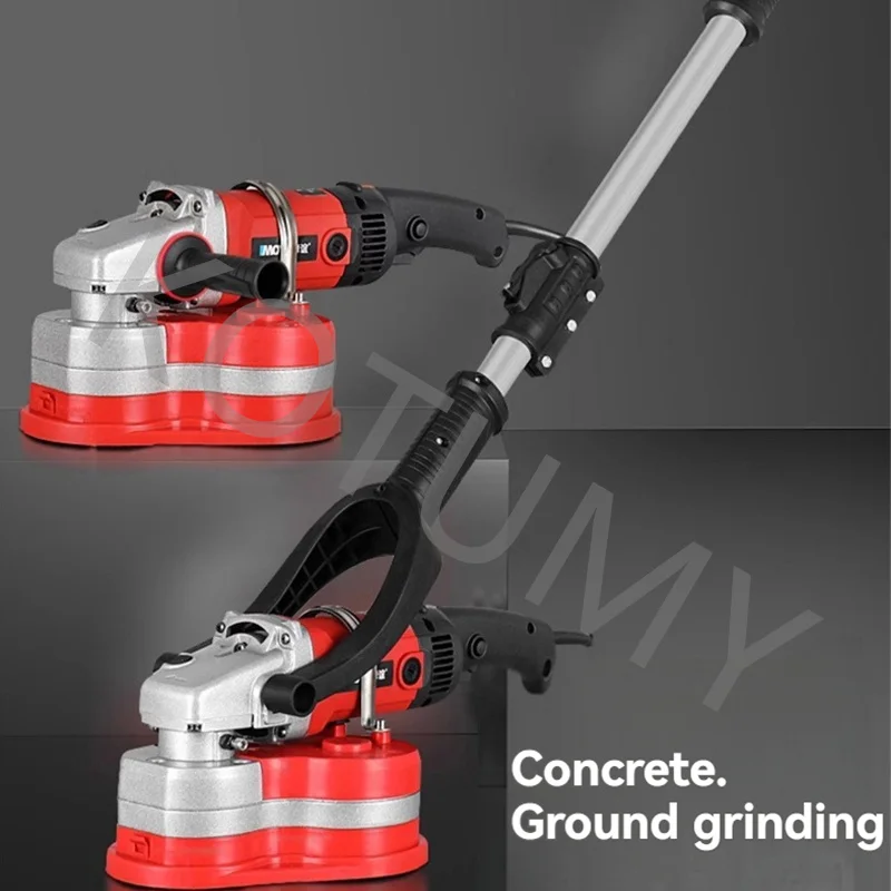 220V Handheld Epoxy Lacquer Floor Grinding Machine Wall Grinding Machine  Dust -free Polishing Concrete Pavement Milling Machine