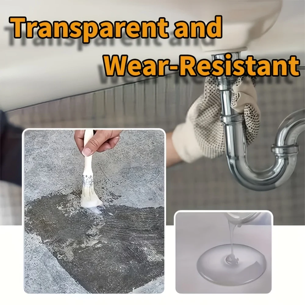 Transparent Waterproof Repair Kit - Durable And Long-Lasting Waterproof Solution for Boats, Cars, And Houses, Providing Long-Ter