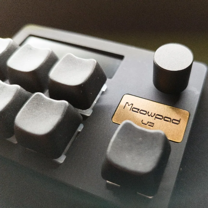 

MeowPadV3 Magnetic Switch Keyboard Knob Adjustment Rhythm CNC Aluminum 6+1keys Office Gaming Keyboard Petite Accessories DIY