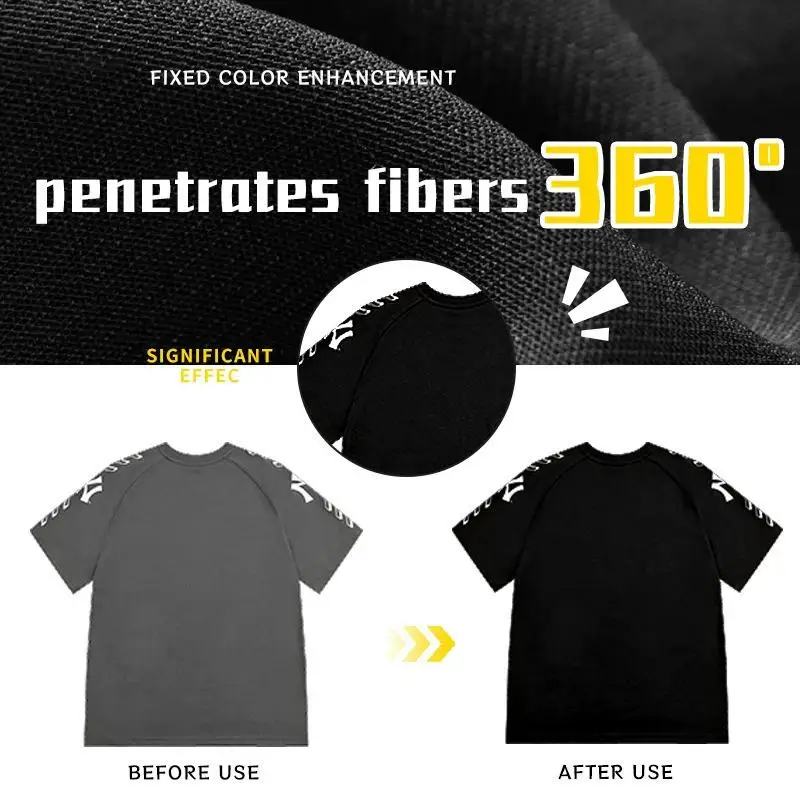 

Garment Darkening Tablets Clothing Darkening Laundry Sheets For Restoring Faded Fabrics For All Washable Black Textiles P0l5