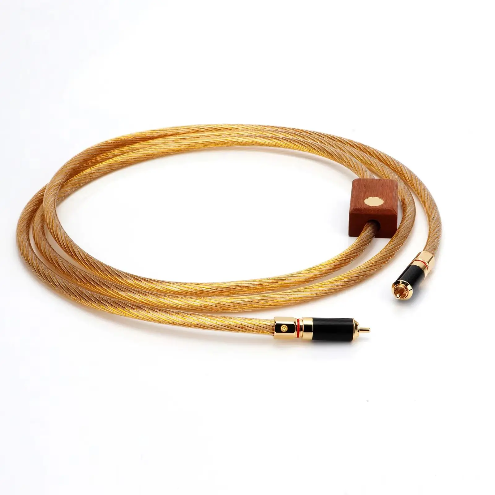1 قطعة 75ohm الرقمية كابل محوري 8N OCC الفضة مطلي SPDIF كابل RCA كابل DAC كريستال النحاس لمضخم الصوت