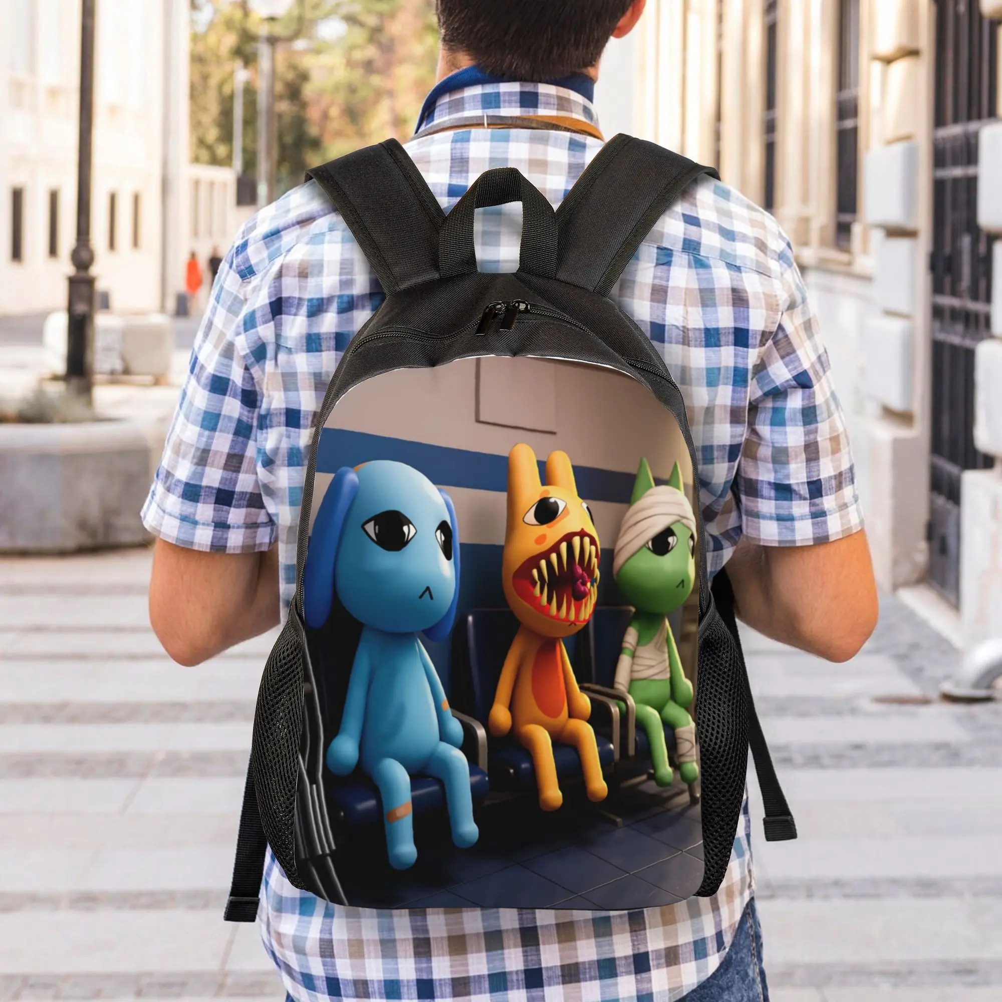 Horror Games Animals Hospitals Backpack for Men Women Casual Student Hiking Travel Daypack  Laptop Computer Canvas Bags Sports