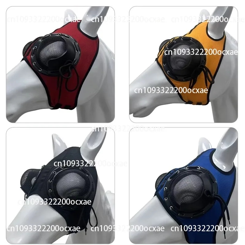 

Equestrian Equipment, Windproof Eye Mask, Racehorse Professional Vest, Sand Proof Eye Cover, Horse Head
