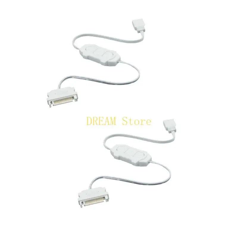 ARGB Controller Cable with 5V 3 Pin 3 Module for Desktop Case Lighting, ABS Housing Structure Design Use Best Sale