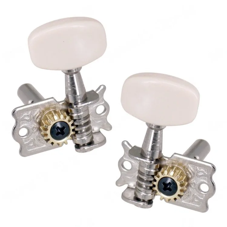Open Classical Acoustic Guitar Tuning Machine with Square Head and Steel Post Hole
