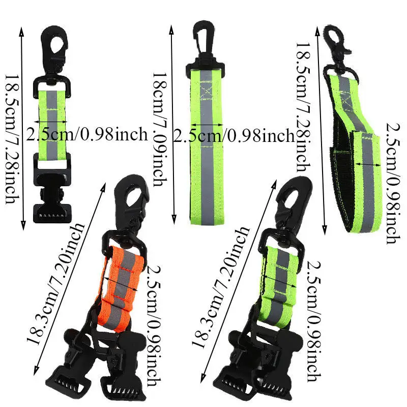 Glove Clips Firefighter Glove Strap Gloves Holder with 2 Clip for Hanging Gloves Tool Bags Glove Keeper Glove Clamp Outdoor Tool