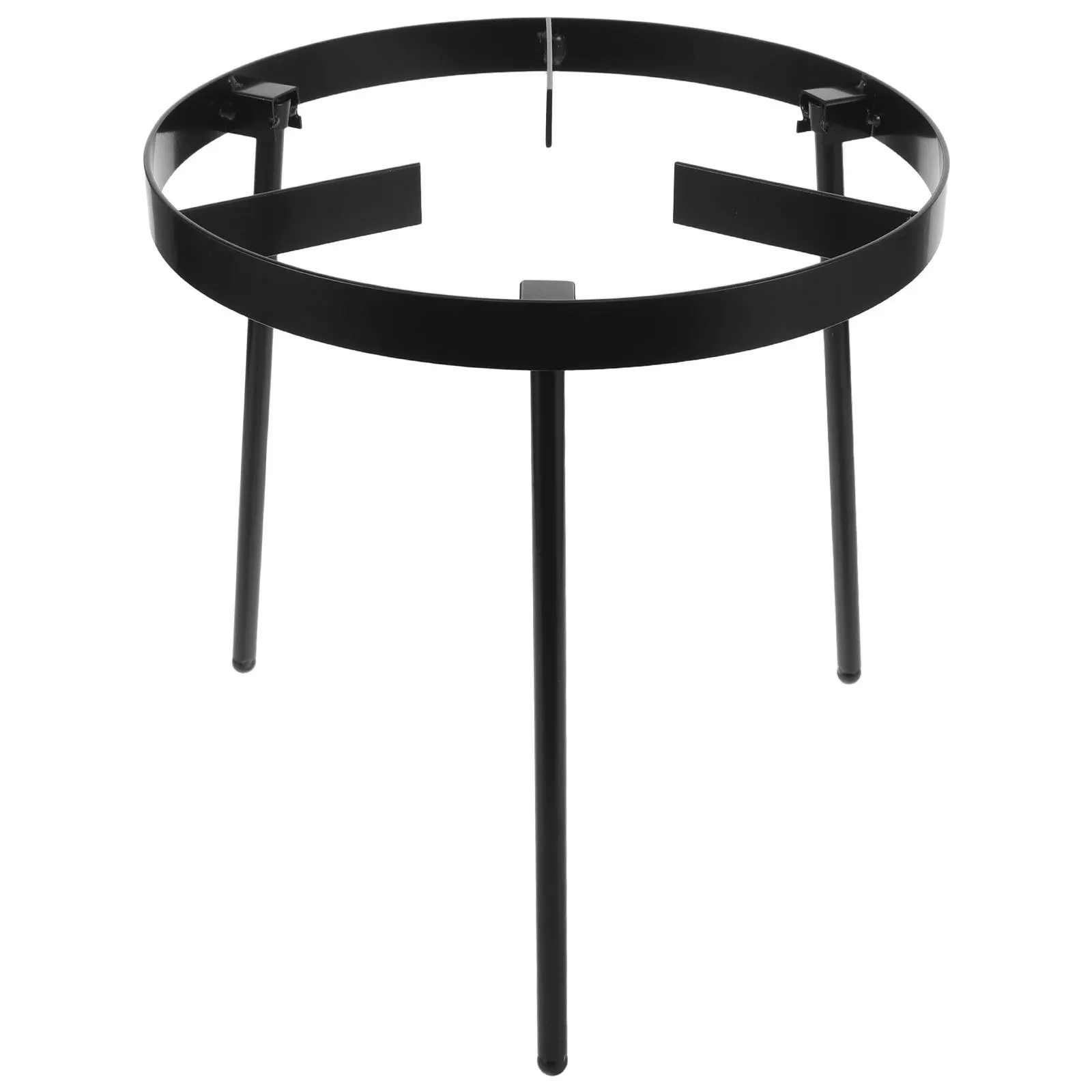 

Portable Cast Iron Camping Tripod Stand for Outdoor Fire Pit Cooking - Black Grill Cooking Equipment for Barbecue Picnic