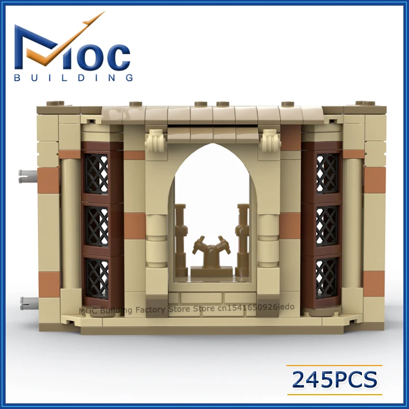 Série de films classiques, salle de bain Headmaster, scène modulaire, modèle MOC, blocs de construction, Collection créative, jouets à assembler, briques, cadeau