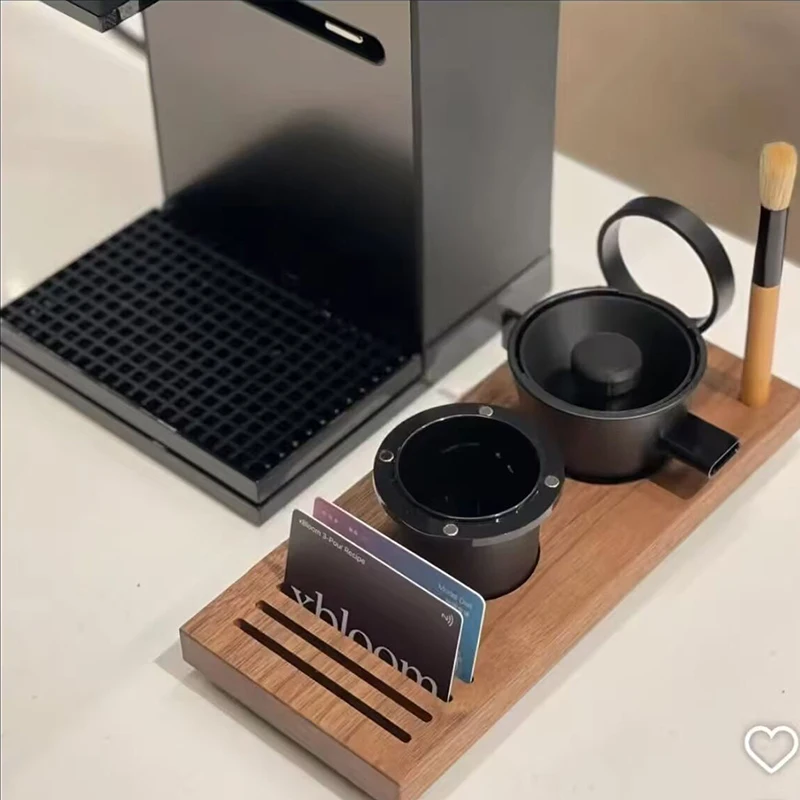 CAFEMASY-Wooden Coffee Tamping Station, coffee tools organizer Compatible with/ for  Xbloom