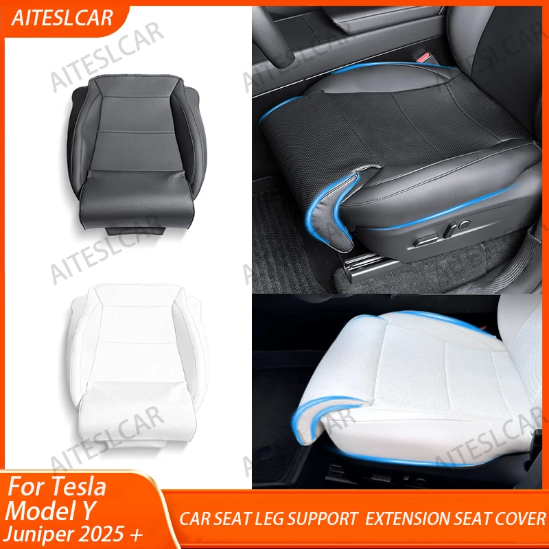 

Car Seat Leg Support Extension For Tesla New Model Y Juniper 2025 Seat Cover Memory Foam Extender Cushion Interior Accessories