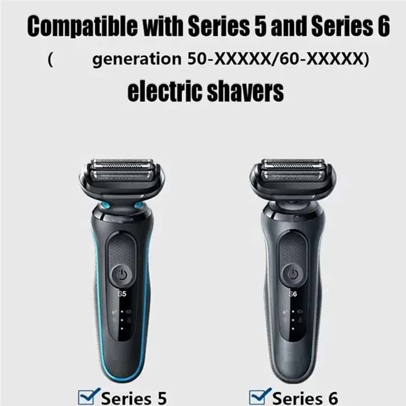LITE-Replacement Head Blade 52S/52B For Braun Series 5 Electric Shaver Razors- Models 5050Cc, 5070Cc, 5190Cc, 5020S, 5030S, 5040