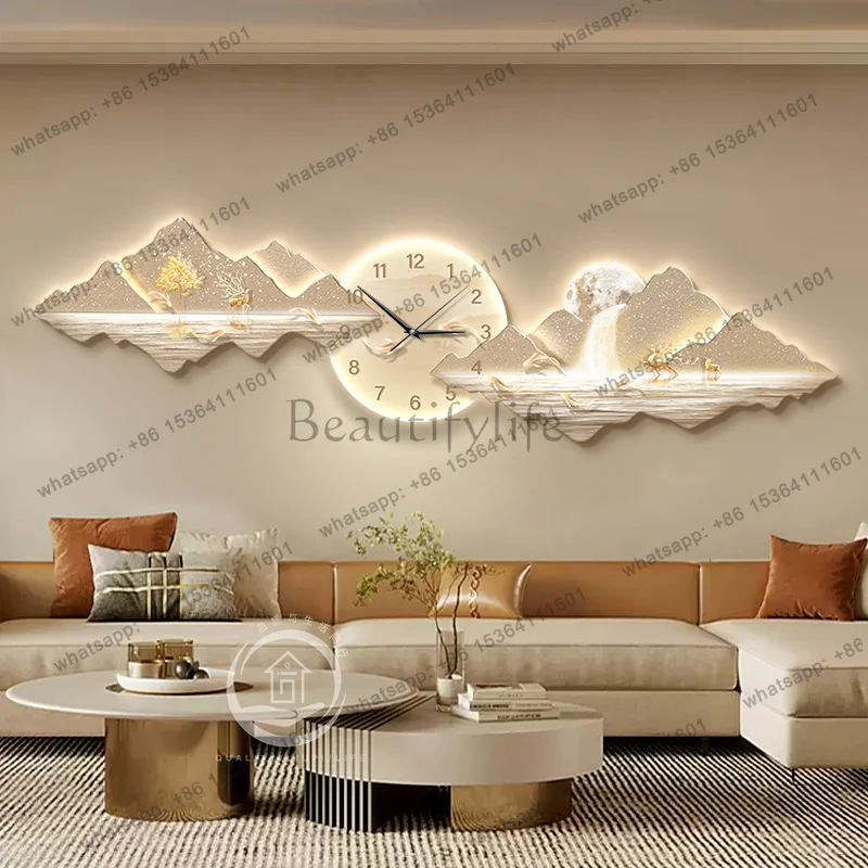 Relojes de pared de lujo para sala de estar, relojes de pared sencillos y minimalistas modernos, relojes de pared nórdicos para dormitorios, decoración del hogar