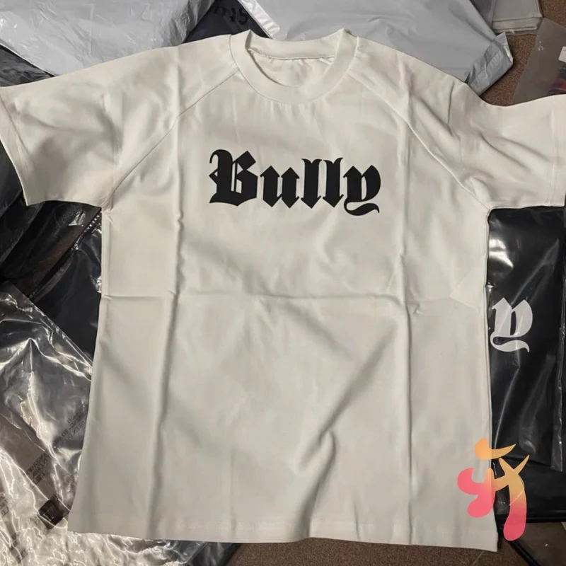 

Летняя футболка Kanye Bully с реальными фотографиями, высококачественный хлопок реглан с коротким рукавом, повседневные свободные мужские и женские топы с круглым вырезом
