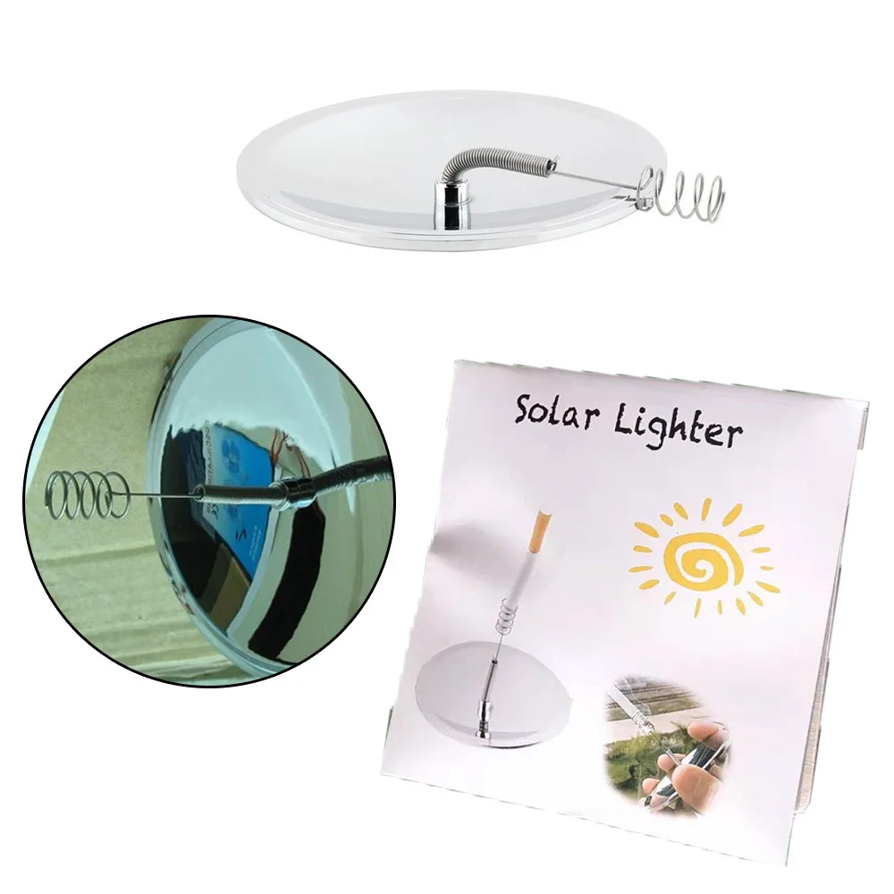 Reflector Solar Igniter Starter Tool Wind-resistant Hiking Plastic Aluminum Transparent Water-proof Accessories